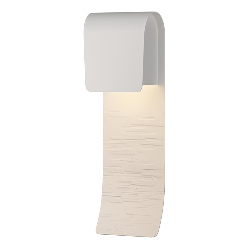 Element Outdoor Sconce, White, 19" H x 6" W x 4.5" D