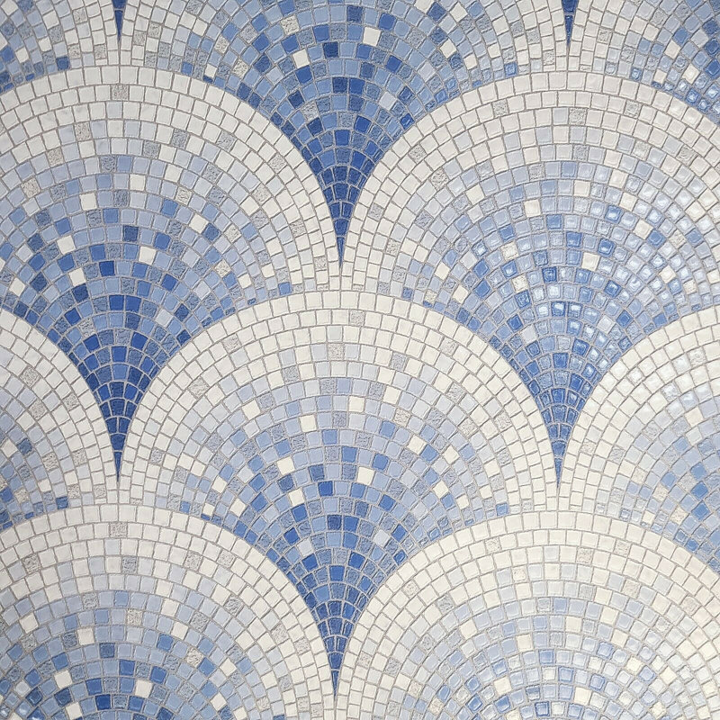 Papier peint texturé texturé carreaux de mosaïques