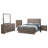 Axat 5-piece Queen Bedroom Set Barrel Oak-135538202-129533486-93351747