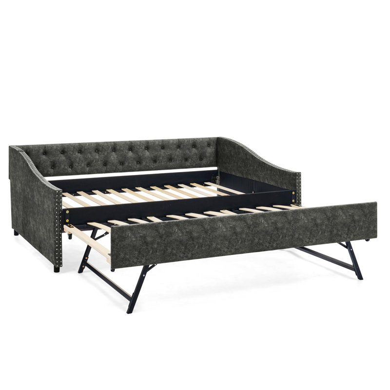 Daybed With USB Charging And Pull-Out Extendable Bed