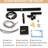 Freestanding Bathtub Faucet With Waterfall Tub Filler And Hand Shower, 360 Rotatable Spout, Dual Temperature Regulation, Brass Base Matte Black Faucet, 59" - Kink Hose, Control For Relaxing Water-121245114