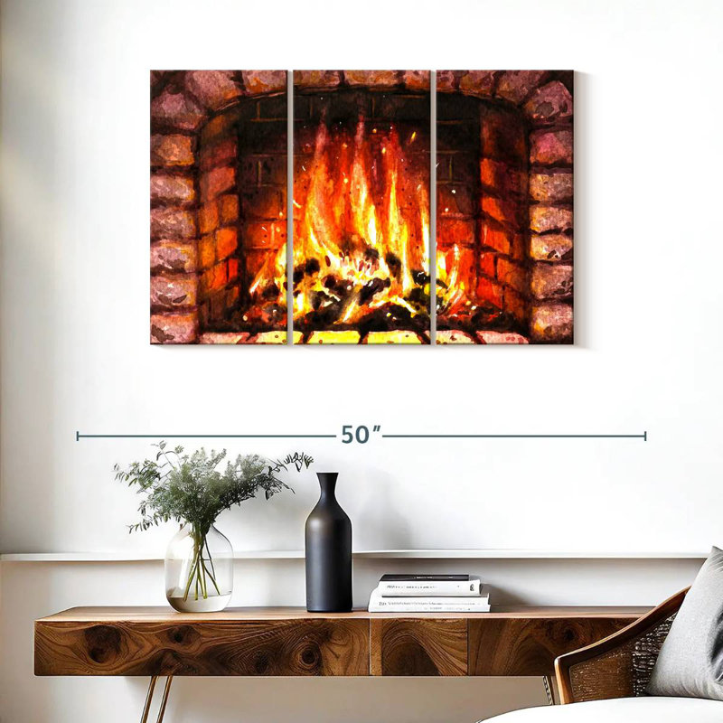 Lilie Fireplaces, 24" H x 38" W