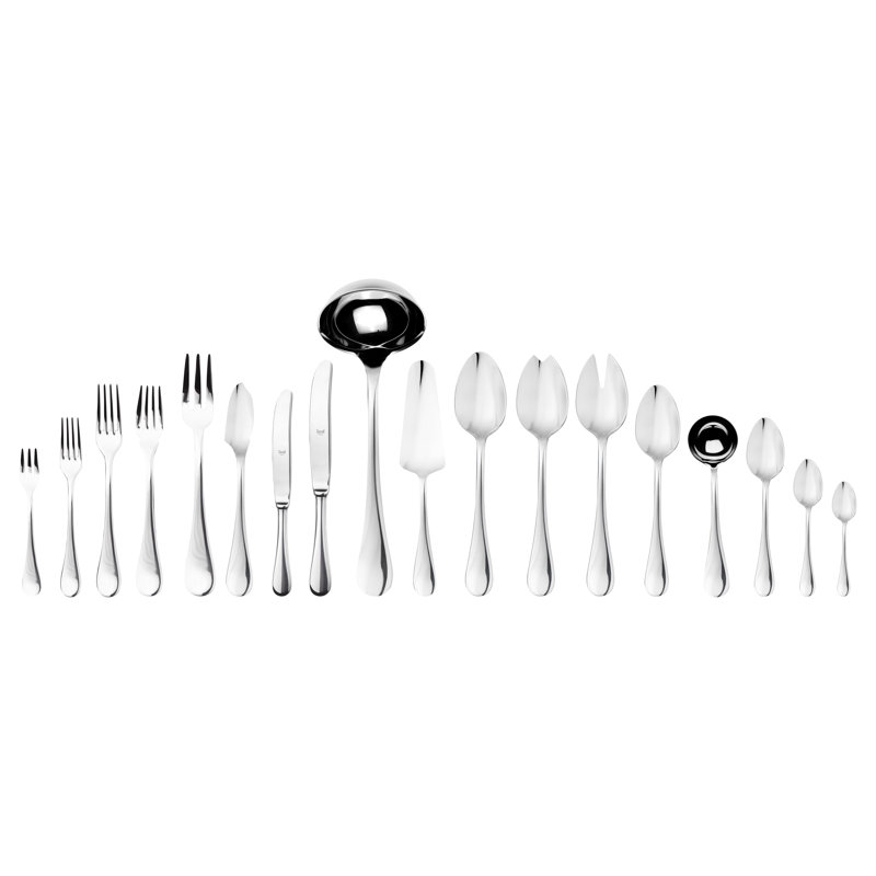 Brescia Flatware Set - 151 Pieces - Stainless Steel