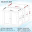 The Refined Litter Box - Wood Cat Litter Box Enclosure Cabinet with Drawer, Cottage Style + Feet-1210003350-1210003351-1210003344