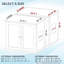 The Refined Litter Box - Wood Cat Litter Box Enclosure Cabinet with Drawer, Shaker Style-1370621656-1370621660