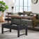 Rundell Pomona 4-Piece Living Room Set - Includes 42 in. W Lift Top Coffee Table, Sofa/TV Console Table, Two End Tables with Storage Shelves, Solid Pine with Solid Wood Finish, Rustic Industrial Style