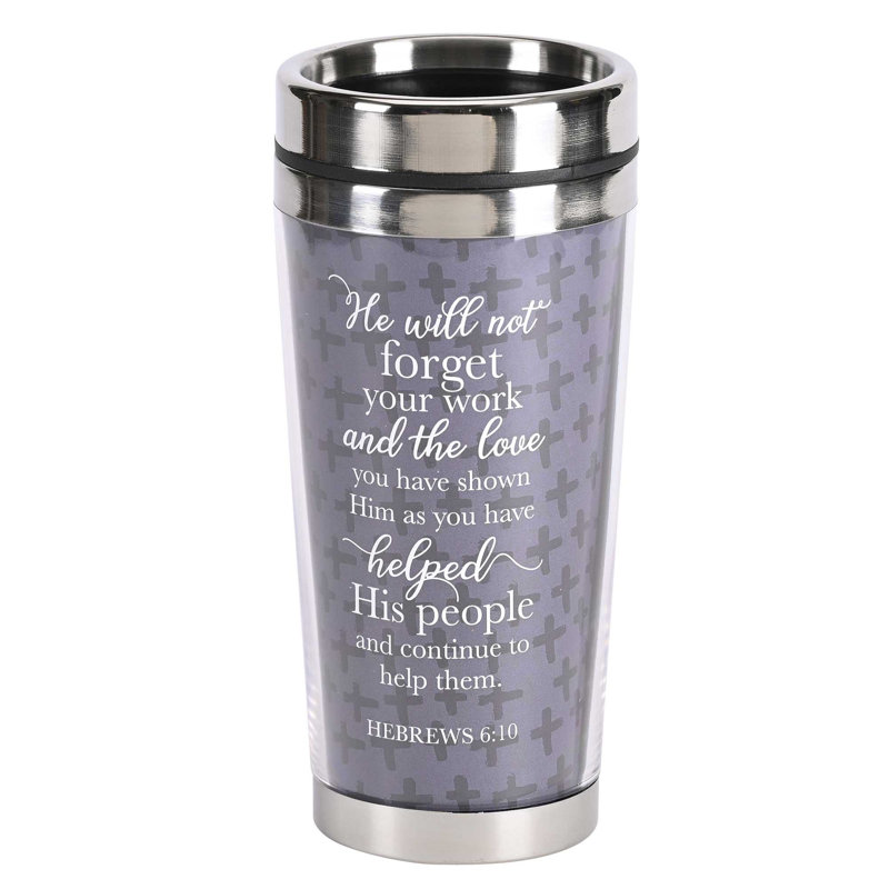 Tasse de voyage Well Done Blue Matthew 25:23