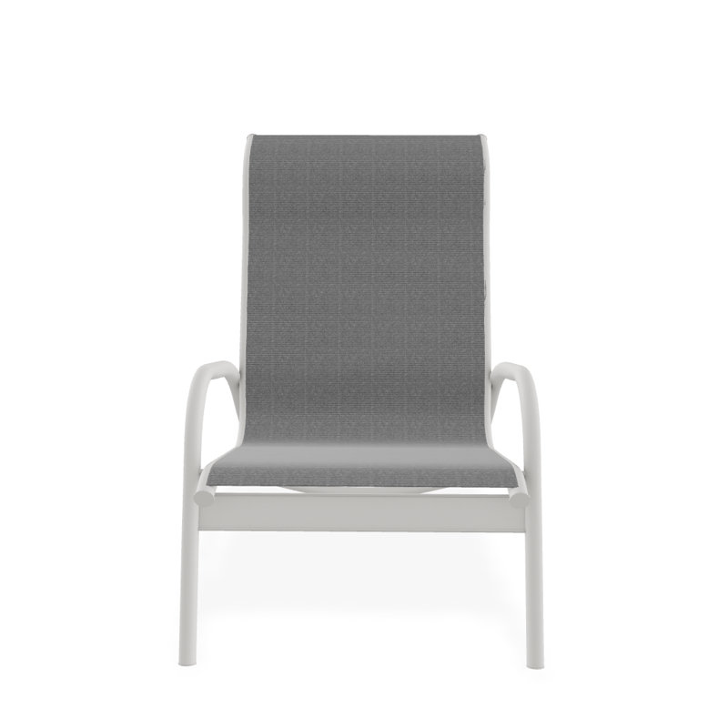 Gardenella Patio Chair, Titanium Sunbrella®, Snow