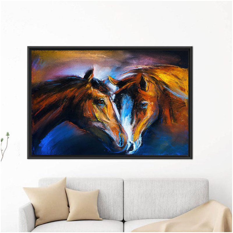 Print on Canvas, Black Floater Framed, 40 cm H x 60 cm W