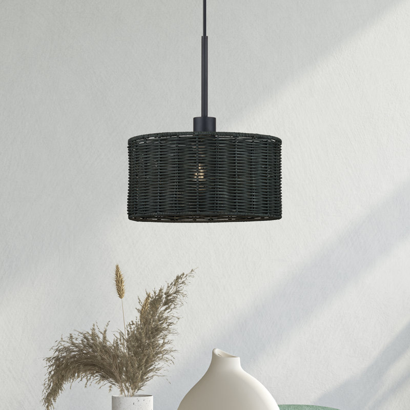 Luminaire suspendu noir 1 lumière Adabella