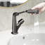 Bathroom Faucet with Pull Down Sprayer Stainless Steel Bathroom Pull Out Faucet with 3 Modes 360° Rotating to Switch Mode-111911804