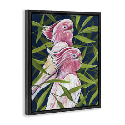  «Tropical Paradise Cockatoo Floater», art mural sur toile par Yvette St. Amant