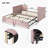 Upholstered daybed with Pop Up Trundle