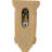 5 1/4"W x 5 1/4"D x 9 1/2"H Devon Traditional Wood Corbel, Red Oak-57958038-57958041