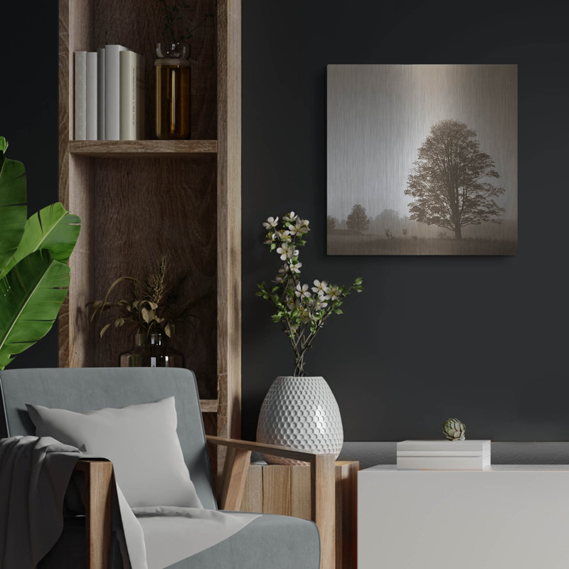 Luxe Metal Art «Stillness» par Photoinc Studio, Met «Stillness» par PhotoINC Studio, H 24 po x l 24 po