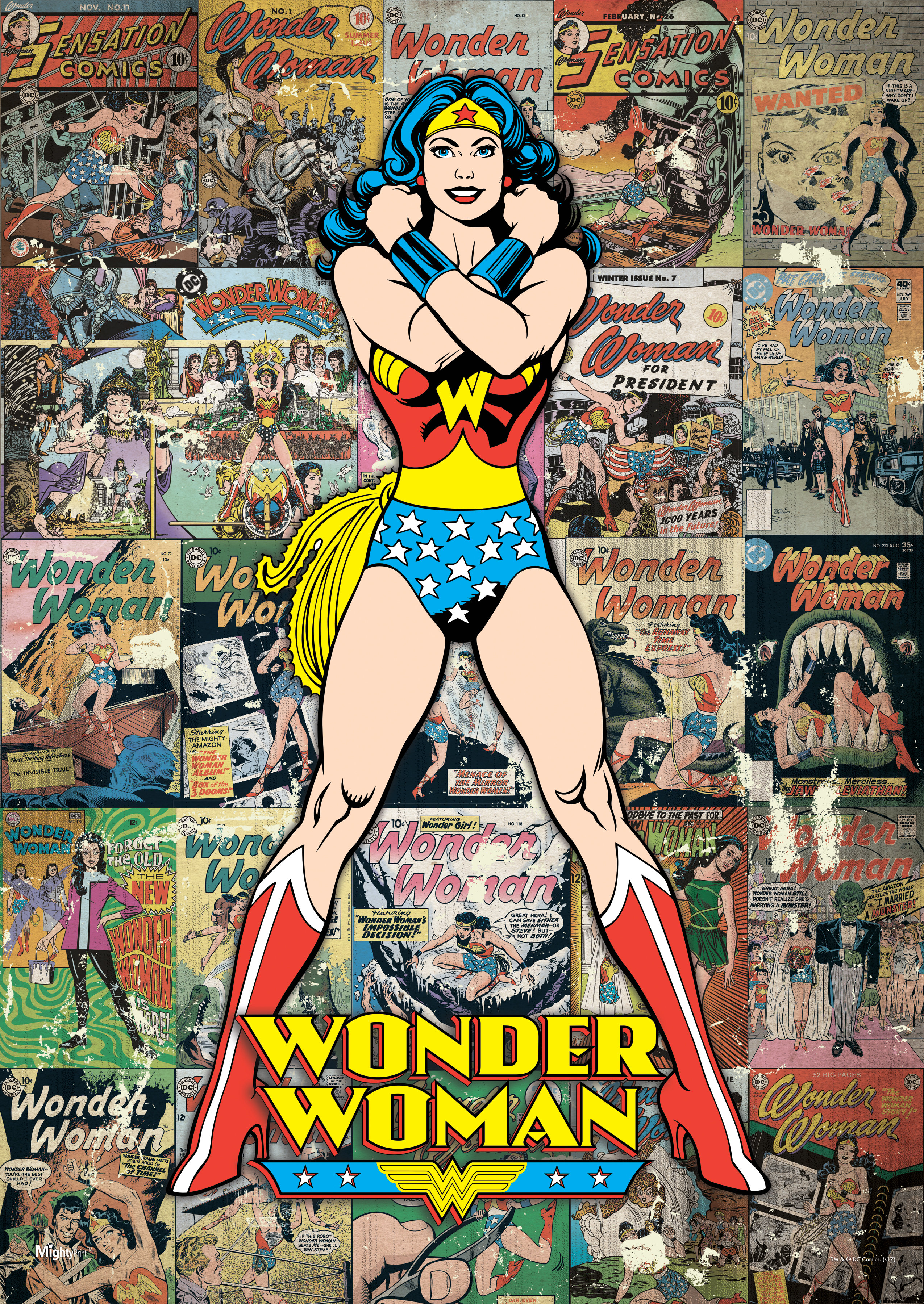 Wall Art Print DC Comics - Women are strong, Gifts & Merchandise