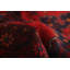 Tapis décoratif rouge/bleu marine en laine de conception unique 4 pi 11 po x 6 pi 6 po Devontae noué à la main New Age