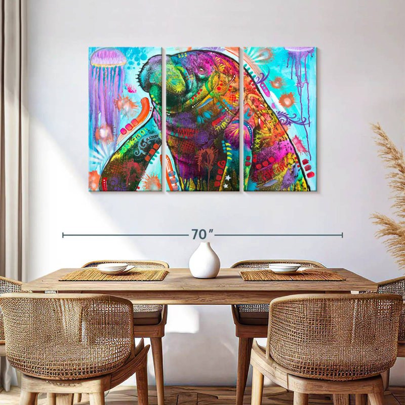 Brampt Manatee, 36" H x 57" W