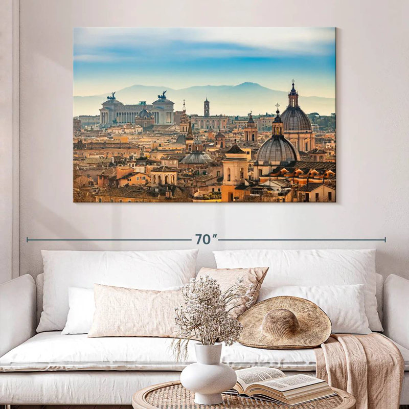 Sirci, ville de Rome, H 34 po x l 51 po