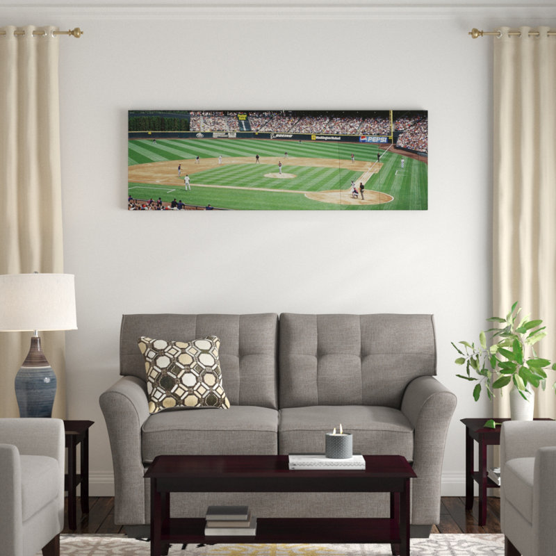 « safeco field seattle, washington », reproduction de photo sur toile, H 20 po x l 60 po x P 1,5 po, Toile tendue