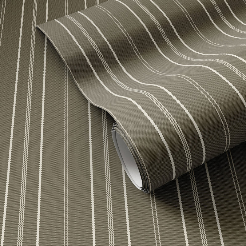 Striped Wallpaper Roll by Getty Images, Olive I