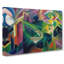 Deer in a Monastery Garden by Franz Marc - Wrapped Canvas-61849155