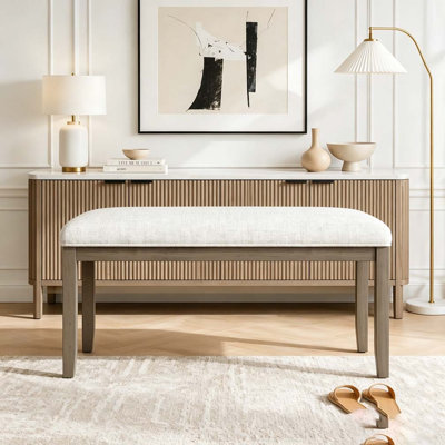 Banc rembourré pour chambre à coucher