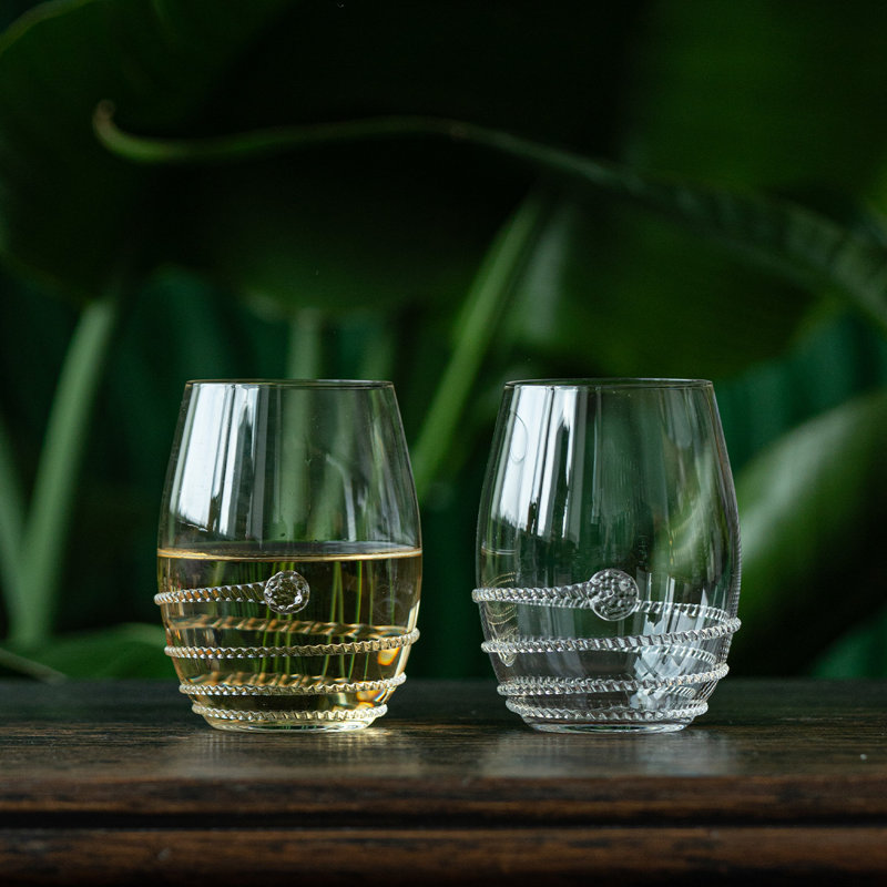 Amalia 11 oz. Stemless White Wine Glass