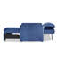 Melany Velvet Wide Tufted Armchair and Ottoman