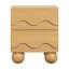 Lido Wave Assembled Nightstand-204078905