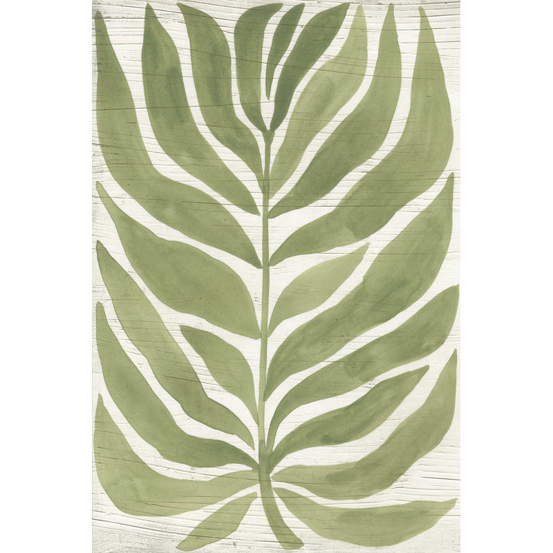 Feuille de palmier Driftwood I, H 30 po x l 20 po x P 1,25 po