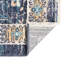 Tapis bleu marine à motif floral Alkire-862948203