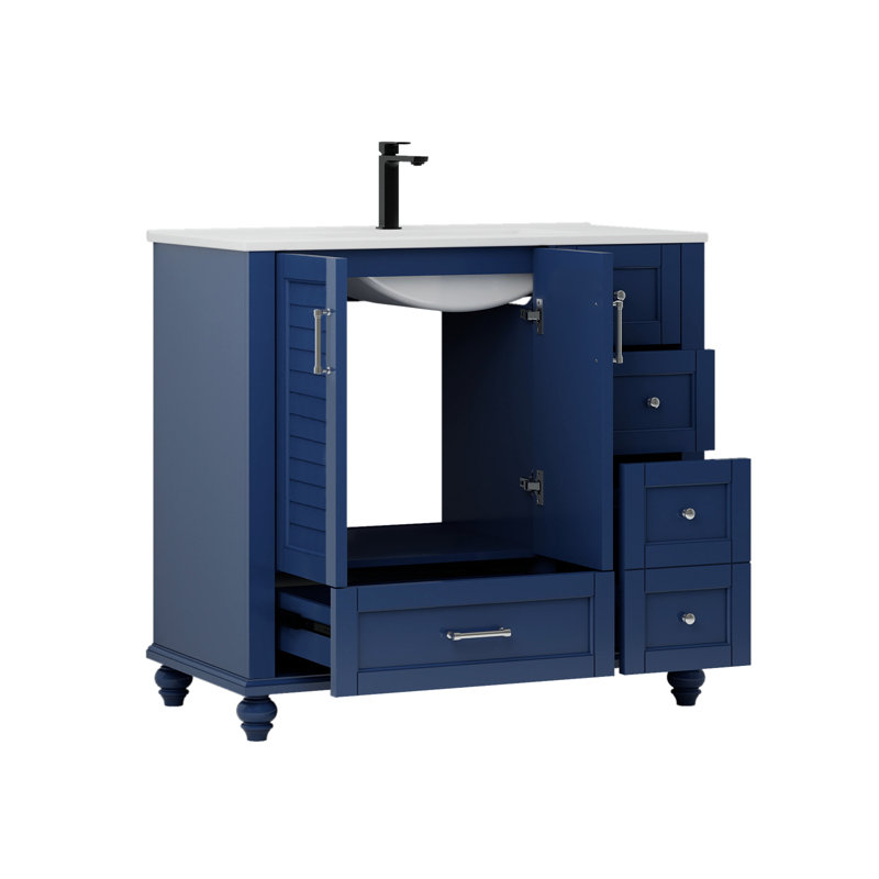 Bathroom Vanity, Navy