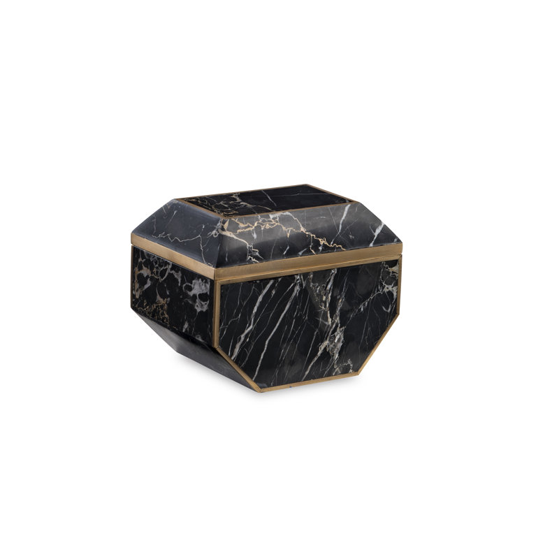 Handmade Decorative Box, 5" H x 7" W x 5" D
