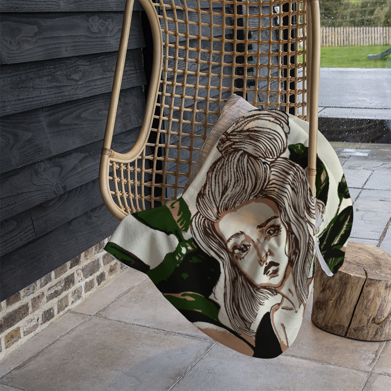 Donatas Plain Weave / Muslin Throw Blanket