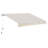 Outsunny Retractable Awning, Patio Awning Sunshade Shelter with Manual Crank Handle, 280gsm UV Resistant Fabric and Aluminum Frame for Deck, Balcony, Yard-117184923-117184918