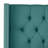 Upholstered Metal Wingback Bed-22855939-14891444