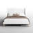 Linen Upholstered Platform Bed Frame with Wingback Headboard-1929131611-1929131622