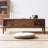Walnut Solid- Wood Rectangular Coffee Table-112215150