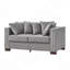 Causeuse rembourrée en velours Living-903102340