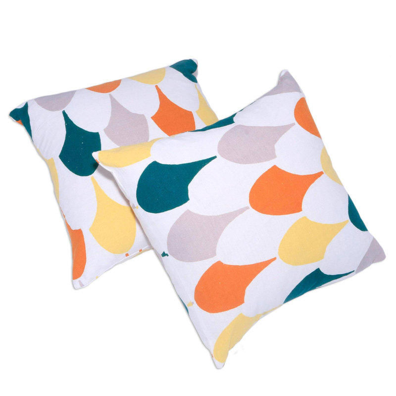 Geometric Cotton Pillow Cover