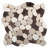 Venetian Pebbles Flt Gelato 12 in. x 12 in. Satin Pebbles Floor and Wall Tile (11.0 sq. ft./Case)-40605308