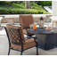 Chaise de patio avec coussins Waconia