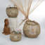Hand Woven Wicker Metal General Basket Set