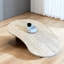 Table basse moderne en bois massif de forme naturelle et de forme irrégulière-422489692