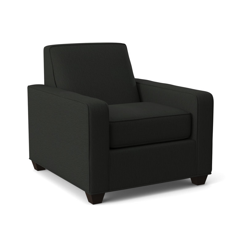 Avery Upholstered Armchair, Cafelle, Cardigan Coal