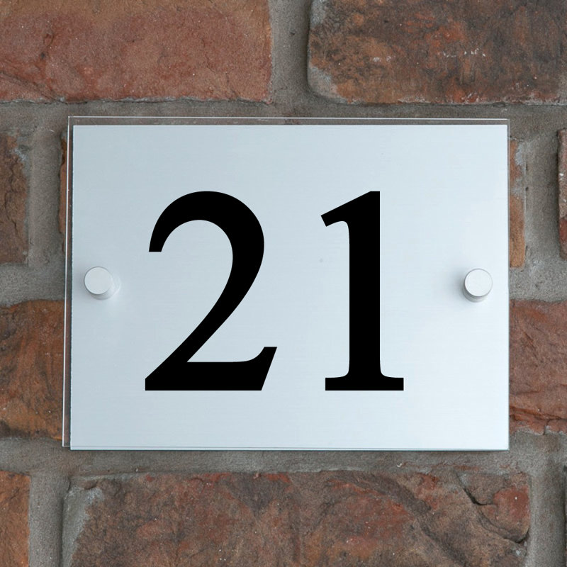Champy 15cm H Plastic House Number, 21