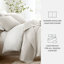Ensemble de courtepointe légère à rayures avec coutures décoratives Becky Cameron-946682582-946682581