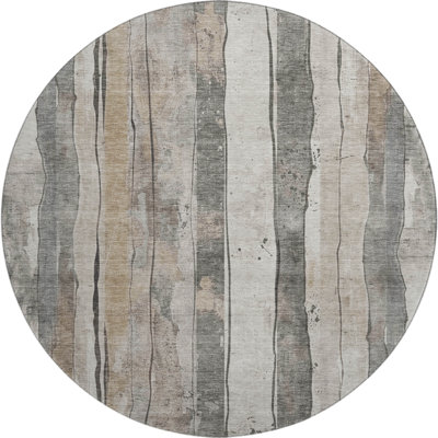 Premium Machine Washable Mayfield AMF1874 Stripes Rug