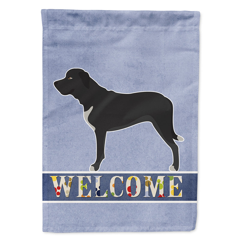 Polyester 2 côtés 40 x 28 po welcome drapeau maison, Broholmer